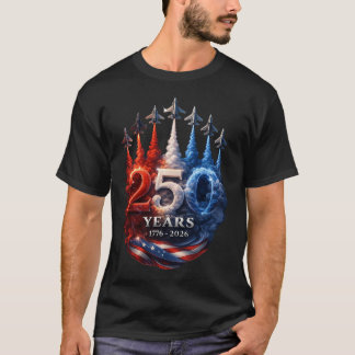 愛国心あふれる航空へのオマージュ 250年 Tシャツ