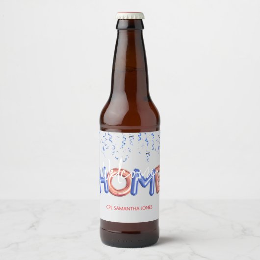 愛国心あふれる英雄帰還パーティー ビールラベル (正面)