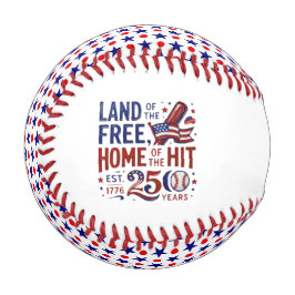 愛国心あふれる野球ボール 2026年7月 アメリカ250周年記念ギフト 野球ボール
