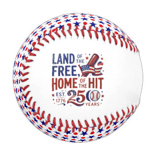 愛国心あふれる野球ボール 2026年7月 アメリカ250周年記念ギフト 野球ボール