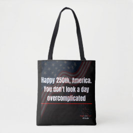 愛国心あふれる おかしなアメリカ独立250周年記念Tote Bag トートバッグ