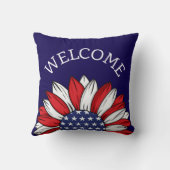 愛国心あまわり歓迎 クッション (裏面)