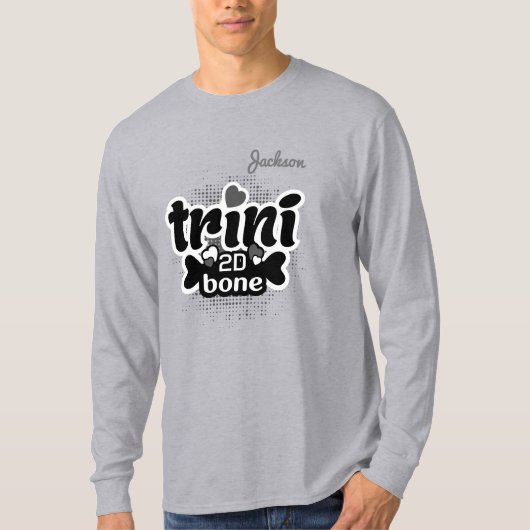 愛国心いっぱいのトリニダード人 YOUR NAME Tシャツ (正面)
