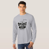 愛国心いっぱいのトリニダード人 YOUR NAME Tシャツ (正面フル)