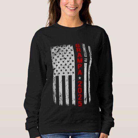 愛国心がグランパEst 2025に初めて昇進N スウェットシャツ (正面)