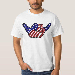 愛国心が強いこつの緩い価値ワイシャツ Tシャツ