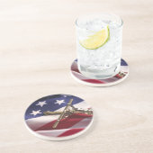 愛国心が強いアメリカのクリスチャン コースター (側面)