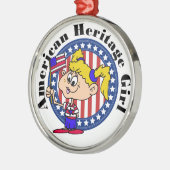 愛国心が強いアメリカの伝統 メタルオーナメント (左)