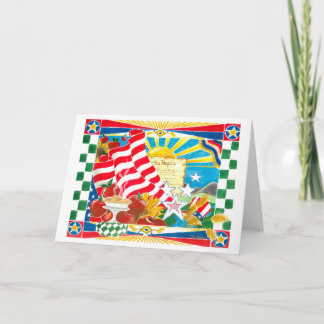 愛国心が強いアメリカの挨拶米国憲法等 カード