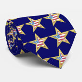 愛国心が強いアメリカの星のタイ ネクタイ (ロール)