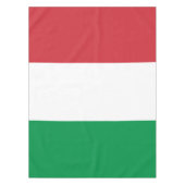 愛国心が強いイタリアの旗のイタリア語 テーブルクロス (正面)