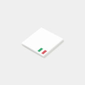 愛国心が強いイタリアの旗のイタリア語 ポストイット (アングル)