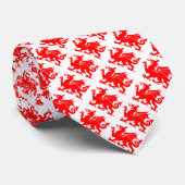 愛国心が強いウェールズのドラゴンの首のタイ ネクタイ (ロール)