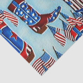 愛国心が強いカウボーイの男の子はティッシュペーパーを追い出します 薄葉紙 (詳細)