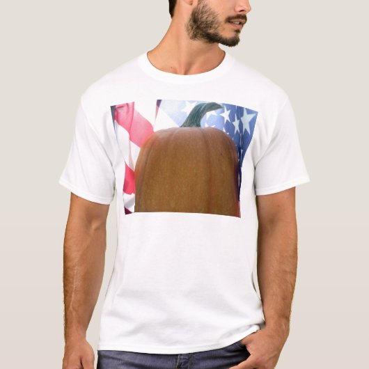 愛国心が強いカボチャ Tシャツ (正面)