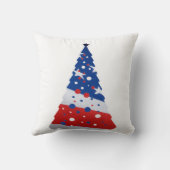 愛国心が強いクリスマスの投球枕 クッション (裏面)