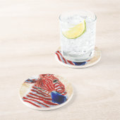 愛国心が強いシマウマのコースター コースター (側面)