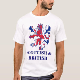 愛国心が強いスコットランド人およびBrtish Tシャツ