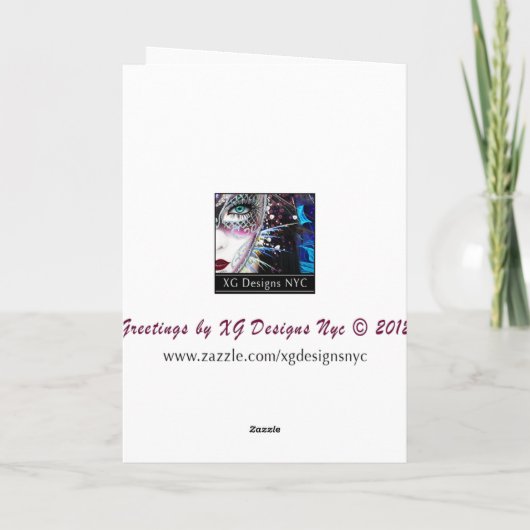 愛国心が強いハッピーバレンタインデーのハートカード シーズンカード (裏面)