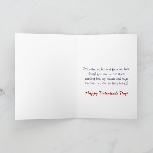 愛国心が強いハッピーバレンタインデーのハートカード シーズンカード (内部)