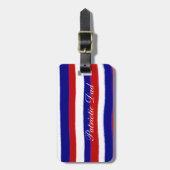 愛国心が強いパパ ラゲッジタグ (正面縦)