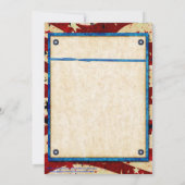 愛国心が強いパーティの招待状 招待状 (裏面)