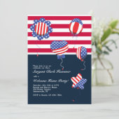 愛国心が強いヘリウムは招待状を風船のようにふくらませます 招待状 (スタンド正面)