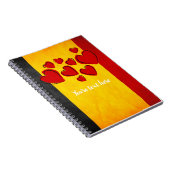 愛国心が強いベルギーの旗 ノートブック (右側)