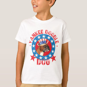 愛国心が強いボクサー Tシャツ