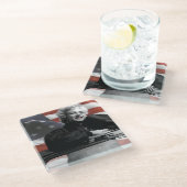 愛国心が強いマリリン ガラスコースター (アングル)