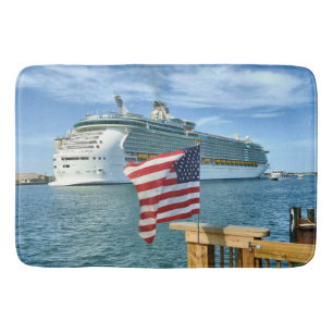 愛国心が強い巡航Sailaway バスマット