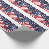 愛国心が強い旗 ラッピングペーパー (角)