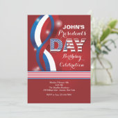 愛国心が強い日のパーティの招待状 招待状 (スタンド正面)