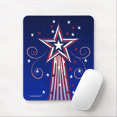 愛国心が強い星のmousepad マウスパッド (マウス)