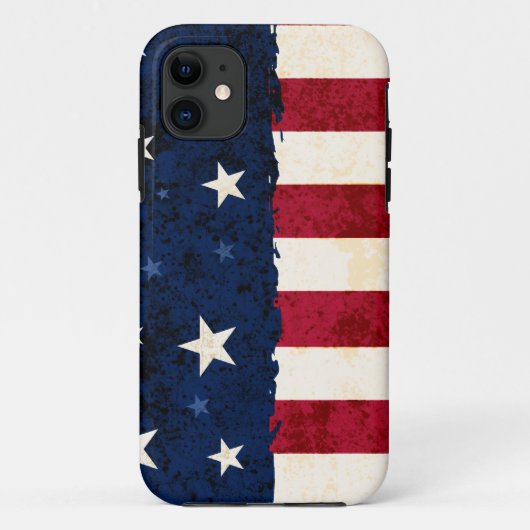 愛国心が強い星及びストライプ Case-Mate iPhoneケース (裏面)