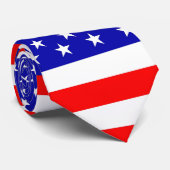 愛国心が強い星条旗のタイ ネクタイ (ロール)