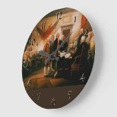 愛国心が強い時計 ラージ壁時計 (傾斜)