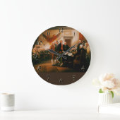 愛国心が強い時計 ラージ壁時計 (ホーム)