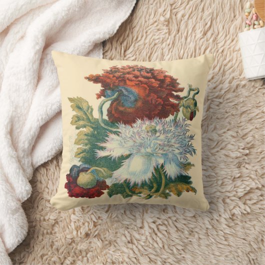 愛国心が強い植物の枕 クッション (ブランケット)