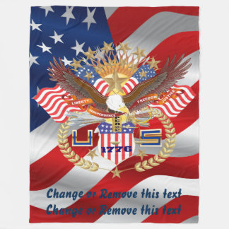 愛国心が強い毛布30" x40" 50" x60" 60" x80 " フリースブランケット