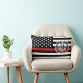 愛国心が強い消防士のスタイルの米国旗 ランバークッション (椅子)