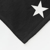 愛国心が強い消防士の薄い赤線旗のモノグラム フリースブランケット (角)