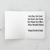 愛国心が強い猫カード カード (内部)