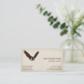 愛国心が強い白頭鷲の環境主義者ビジネス 名刺 (スタンド正面)