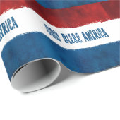 愛国心が強い神はアメリカの包装紙を賛美します ラッピングペーパー (ロールコーナー)