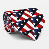愛国心が強い米国旗のタイ ネクタイ (ロール)