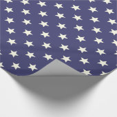 愛国心が強い米国旗の星パターン米国 ラッピングペーパー (角)