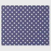 愛国心が強い米国旗の星パターン米国 ラッピングペーパー (フラット)