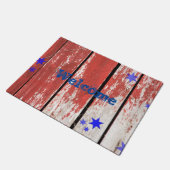 愛国心が強い納屋木玄関マット ドアマット (アングル)