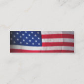 愛国心が強い細いカード スキニー名刺 (裏面)